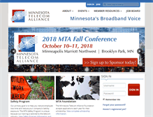 Tablet Screenshot of mnta.org